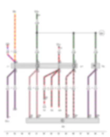 Wiring Diagram  VW AMAROK 2011 - Clutch pedal switch - Fuel pump relay - Terminal 30 voltage supply relay