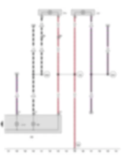 Wiring Diagram  VW AMAROK 2010 - Left fog light bulb - Front left headlight - Left turn signal repeater bulb