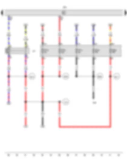 Wiring Diagram  VW AMAROK 2011 - Main relay - Engine control unit - Fuse 10 on fuse holder C - Fuse 15 on fuse holder C - Fuse 23 on fuse holder C