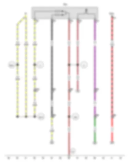 Wiring Diagram  VW AMAROK 2012 - Load area illumination switch - Fuse 63 on fuse holder C