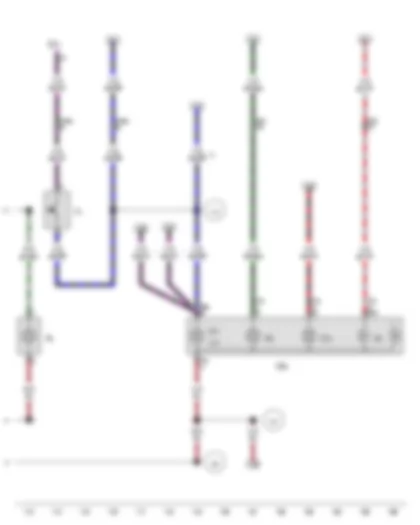 Wiring Diagram  VW AMAROK 2012 - Reversing light switch - Right tail light - Right number plate light