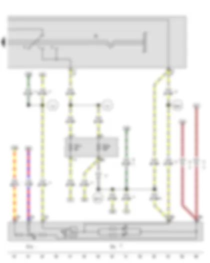 Wiring Diagram  VW AMAROK 2012 - Light switch - Switch and instrument illumination regulator - Headlight range control regulator - Fuse 28 on fuse holder C