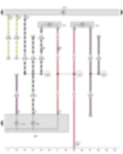 Wiring Diagram  VW AMAROK 2012 - Left fog light bulb - Front left headlight - Left turn signal repeater bulb