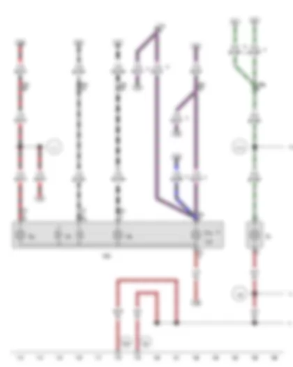 Wiring Diagram  VW AMAROK 2012 - Left tail light - Left number plate light