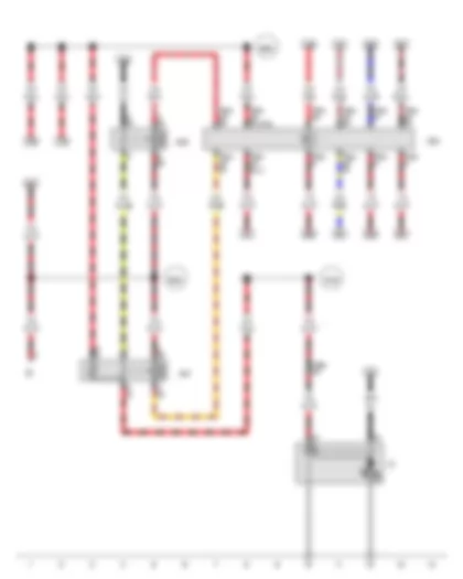 Wiring Diagram  VW AMAROK 2012 - Starter - Light switch - Starter relay 1 - Starter relay 2