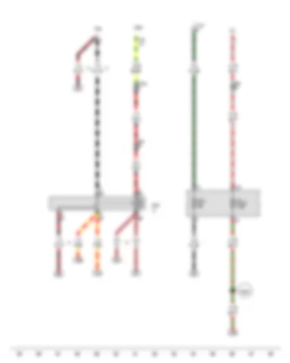 Wiring Diagram  VW AMAROK 2012 - Auxiliary coolant heater relay - 10-pin connector - Washer pump - Circulation pump