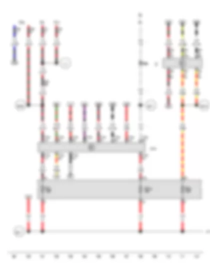 Wiring Diagram  VW AMAROK 2012 - Ignition/starter switch - Left brake light bulb - Right brake light bulb - Additional brake light bulb - Heated exterior mirror on driver side - Heated exterior mirror on front passenger side