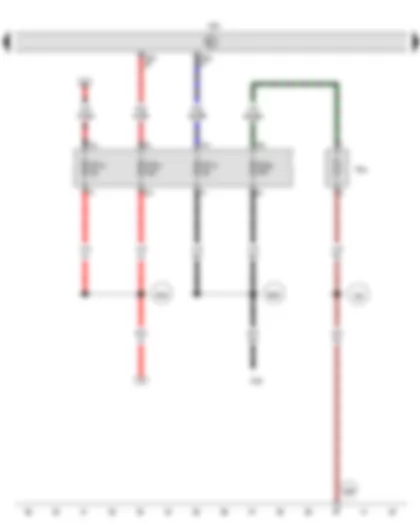 Wiring Diagram  VW AMAROK 2012 - Engine control unit - Heater element for crankcase breather - Fuse 10 on fuse holder C - Fuse 15 on fuse holder C - Fuse 23 on fuse holder C - Fuse 25 on fuse holder C