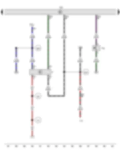 Wiring Diagram  VW AMAROK 2012 - Brake light switch - Clutch pedal switch - Engine control unit