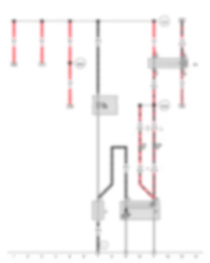 Wiring Diagram  VW AMAROK 2012 - Battery - Starter - Starter motor relay - Fuse 2 in fuse holder A