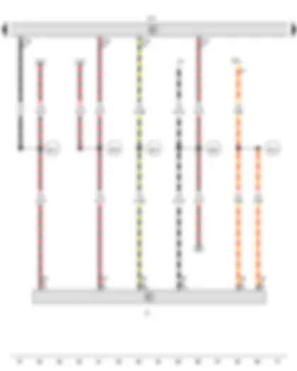 Wiring Diagram  VW AMAROK 2012 - Ignition/starter switch