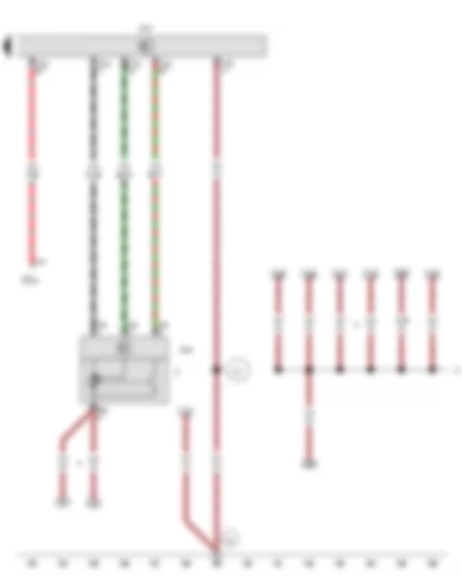 Wiring Diagram  VW AMAROK 2012 - Windscreen wiper motor