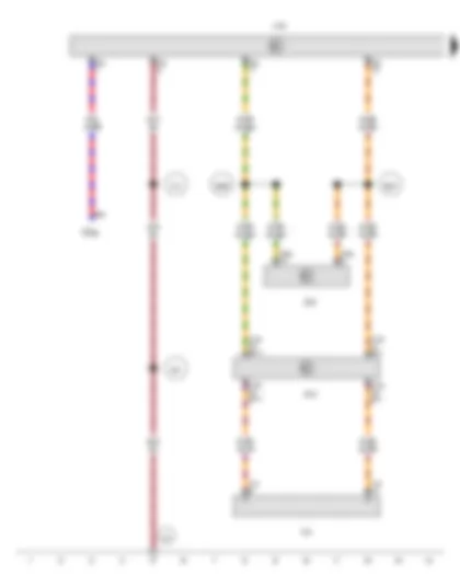 Wiring Diagram  VW AMAROK 2012 - Onboard supply control unit - Data bus diagnostic interface - Telephone controls control unit - Fuse 68 on fuse holder C