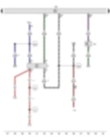 Wiring Diagram  VW AMAROK 2012 - Brake light switch - Clutch pedal switch - Engine control unit