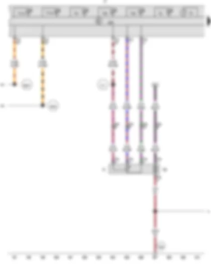 Wiring Diagram  VW AMAROK 2012 - Fuel gauge sender - Fuel system pressurisation pump - Dash panel insert