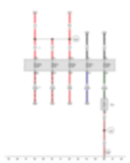 Wiring Diagram  VW AMAROK 2012 - Heater element for crankcase breather - Fuse 10 on fuse holder C - Fuse 15 on fuse holder C - Fuse 23 on fuse holder C - Fuse 25 on fuse holder C