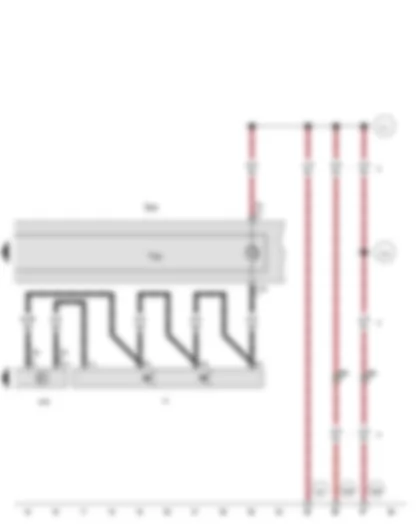 Wiring Diagram  VW AMAROK 2012 - Steering column combination switch - Multifunction steering wheel control unit