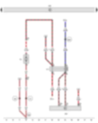 Wiring Diagram  VW AMAROK 2013 - Climatronic control unit - Continued coolant circulation pump