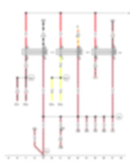 Wiring Diagram  VW AMAROK 2013 - Starter motor relay - Terminal 58b relief relay - Voltage supply relay 2