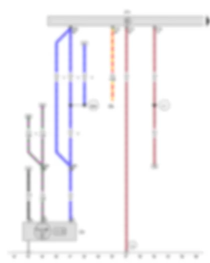 Wiring Diagram  VW AMAROK 2013 - Alternator with voltage regulator - Fuse 4 on fuse holder B