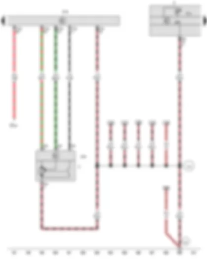 Wiring Diagram  VW AMAROK 2013 - Dash panel insert - Windscreen wiper motor