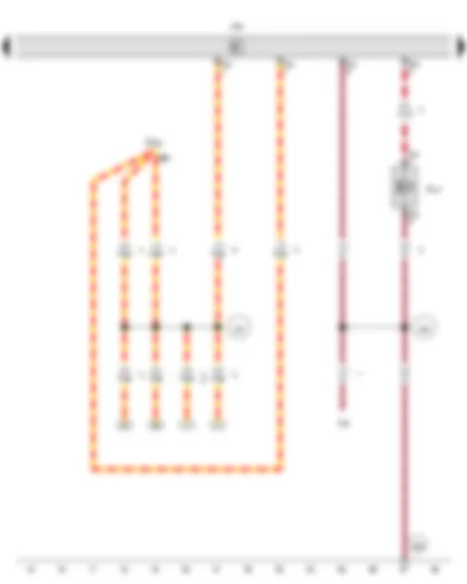 Wiring Diagram  VW AMAROK 2013 - Auxiliary heater control unit - 2-way valve for coolant shut-off valve - Circulation pump