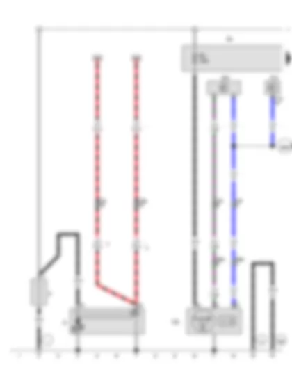 Wiring Diagram  VW AMAROK 2013 - Battery - Starter - Alternator with voltage regulator - Fuse holder A