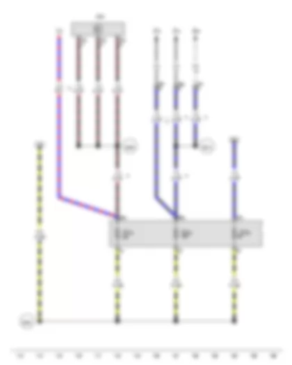 Wiring Diagram  VW AMAROK 2013 - Fuse 34 on fuse holder C - Fuse 35 on fuse holder C - Fuse 36 on fuse holder C