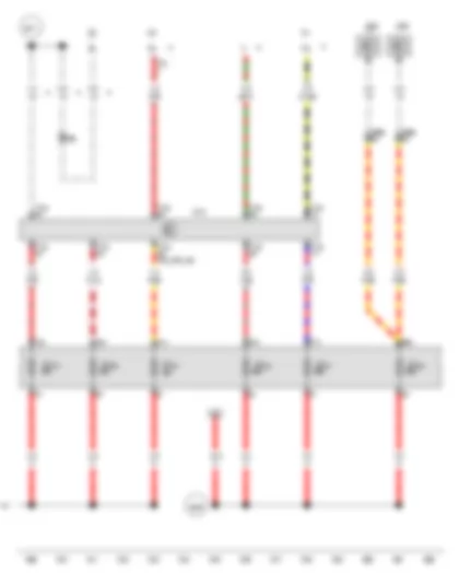 Wiring Diagram  VW AMAROK 2013 - Fuse 19 on fuse holder C - Fuse 20 on fuse holder C - Fuse 21 on fuse holder C - Fuse 43 on fuse holder C - Fuse 47 on fuse holder C - Fuse 48 on fuse holder C