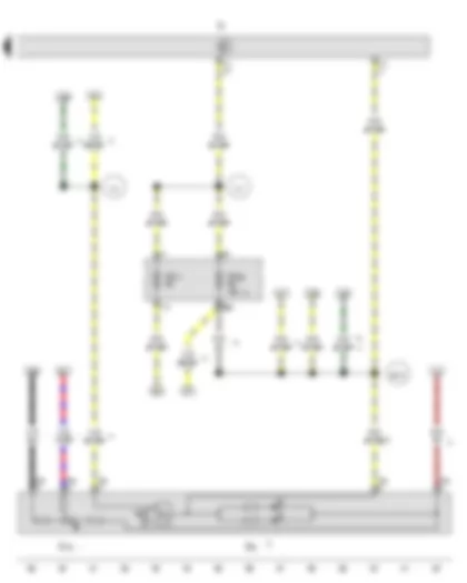 Wiring Diagram  VW AMAROK 2013 - Light switch - Switch and instrument illumination regulator - Headlight range control regulator - Fuse 28 on fuse holder C