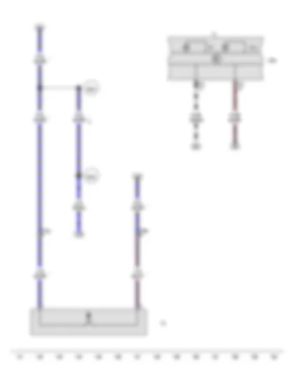 Wiring Diagram  VW AMAROK 2013 - Reversing light switch - Control unit in dash panel insert - Dash panel insert