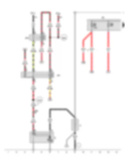 Wiring Diagram  VW AMAROK 2013 - Battery - Starter - Starter relay 1 - Starter relay 2 - Fuse holder A - Fuse 5 in fuse holder A