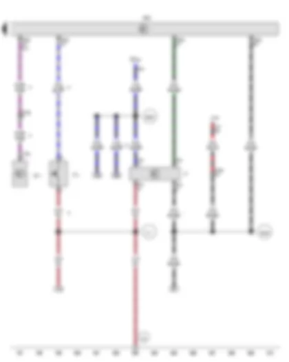 Wiring Diagram  VW AMAROK 2013 - Brake light switch - Clutch pedal switch for stop/start system - Automatic gearbox control unit - Engine control unit - Fuse 42 on fuse holder C