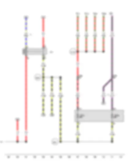 Wiring Diagram  VW AMAROK 2013 - Main relay - Fuse 37 on fuse holder C - Fuse 56 on fuse holder C