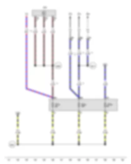 Wiring Diagram  VW AMAROK 2013 - Fuse 34 on fuse holder C - Fuse 35 on fuse holder C - Fuse 36 on fuse holder C