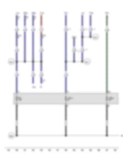 Wiring Diagram  VW AMAROK 2013 - Fuse 1 on fuse holder C - Fuse 10 on fuse holder C - Fuse 25 on fuse holder C