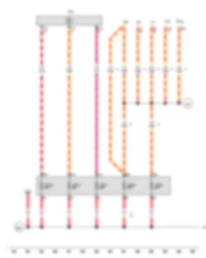 Wiring Diagram  VW AMAROK 2013 - Fuse 39 on fuse holder C - Fuse 40 on fuse holder C - Fuse 41 on fuse holder C - Fuse 62 on fuse holder C