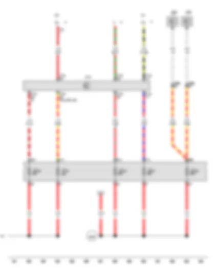 Wiring Diagram  VW AMAROK 2013 - Fuse 20 on fuse holder C - Fuse 21 on fuse holder C - Fuse 43 on fuse holder C - Fuse 47 on fuse holder C - Fuse 48 on fuse holder C