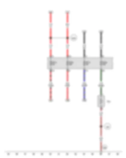 Wiring Diagram  VW AMAROK 2012 - Heater element for crankcase breather - Fuse 10 on fuse holder C - Fuse 15 on fuse holder C - Fuse 23 on fuse holder C - Fuse 25 on fuse holder C