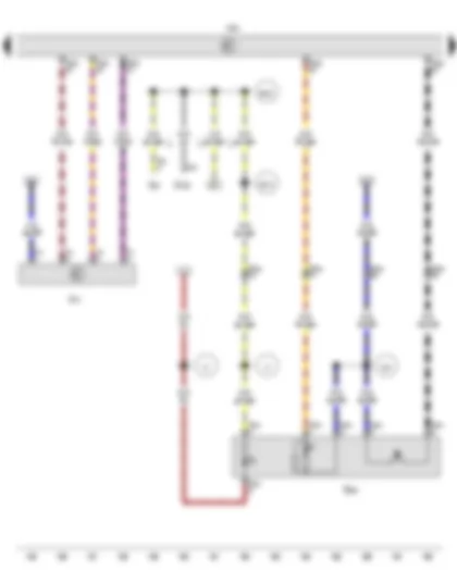 Wiring Diagram  VW AMAROK 2012 - Start/Stop operation button - Air mass meter - Engine control unit