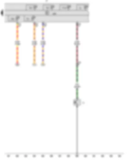 Wiring Diagram  VW AMAROK 2012 - Oil pressure switch - Dash panel insert