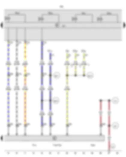 Wiring Diagram  VW AMAROK 2013 - Tiptronic switch - Gearbox