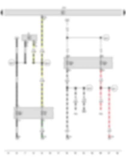 Wiring Diagram  VW AMAROK 2013 - Onboard supply control unit - Fuse 7 on fuse holder C - Fuse 30 on fuse holder C - Fuse 32 on fuse holder C - Fuse 71 on fuse holder C