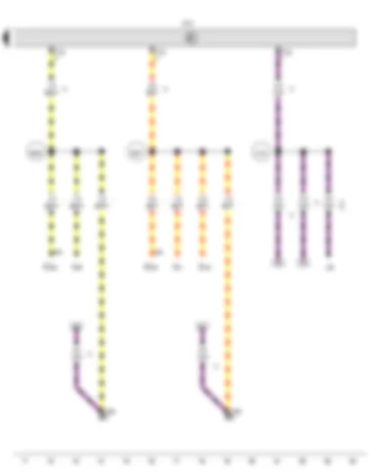 Wiring Diagram  VW AMAROK 2013 - Onboard supply control unit - Fuse 29 on fuse holder C - Fuse 55 on fuse holder C