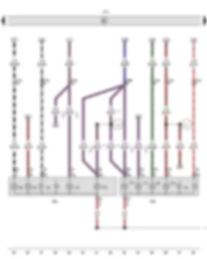 Wiring Diagram  VW AMAROK 2014 - Onboard supply control unit - Left tail light - Right tail light