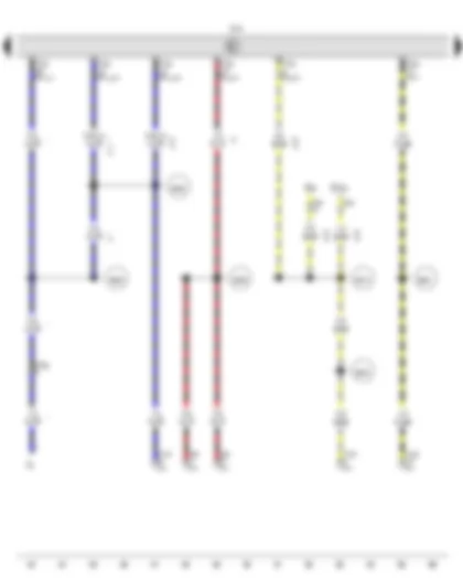 Wiring Diagram  VW AMAROK 2014 - Reversing light switch - Onboard supply control unit