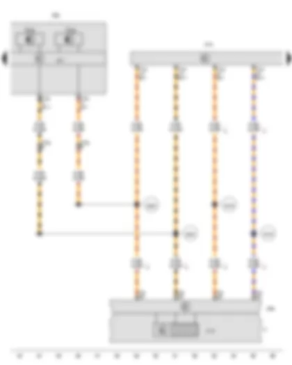 Wiring Diagram  VW AMAROK 2014 - Onboard supply control unit - Dash panel insert - Gearbox