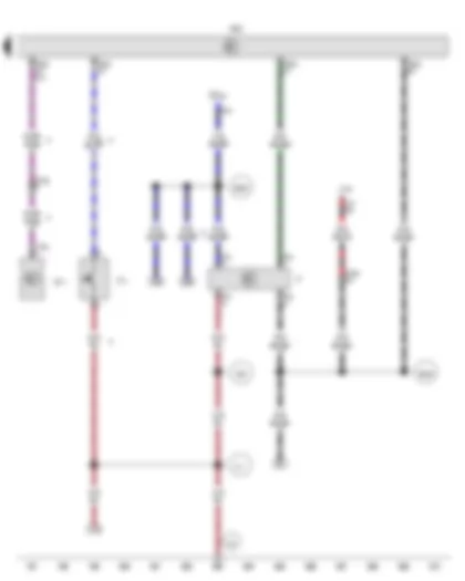 Wiring Diagram  VW AMAROK 2014 - Brake light switch - Clutch pedal switch for stop/start system - Automatic gearbox control unit - Engine control unit - Fuse 42 on fuse holder C