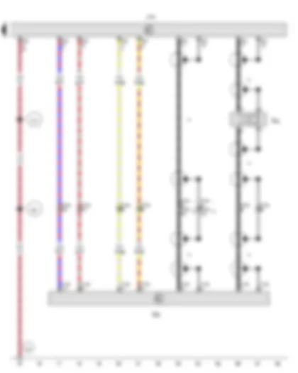 Wiring Diagram  VW AMAROK 2015 - Telephone controls control unit - Radio/RNS - Telephone microphone