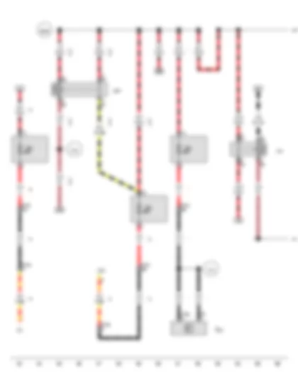 Wiring Diagram  VW AMAROK 2014 - Current supply relay - Fresh air blower isolation relay - Fresh air blower fuse 1